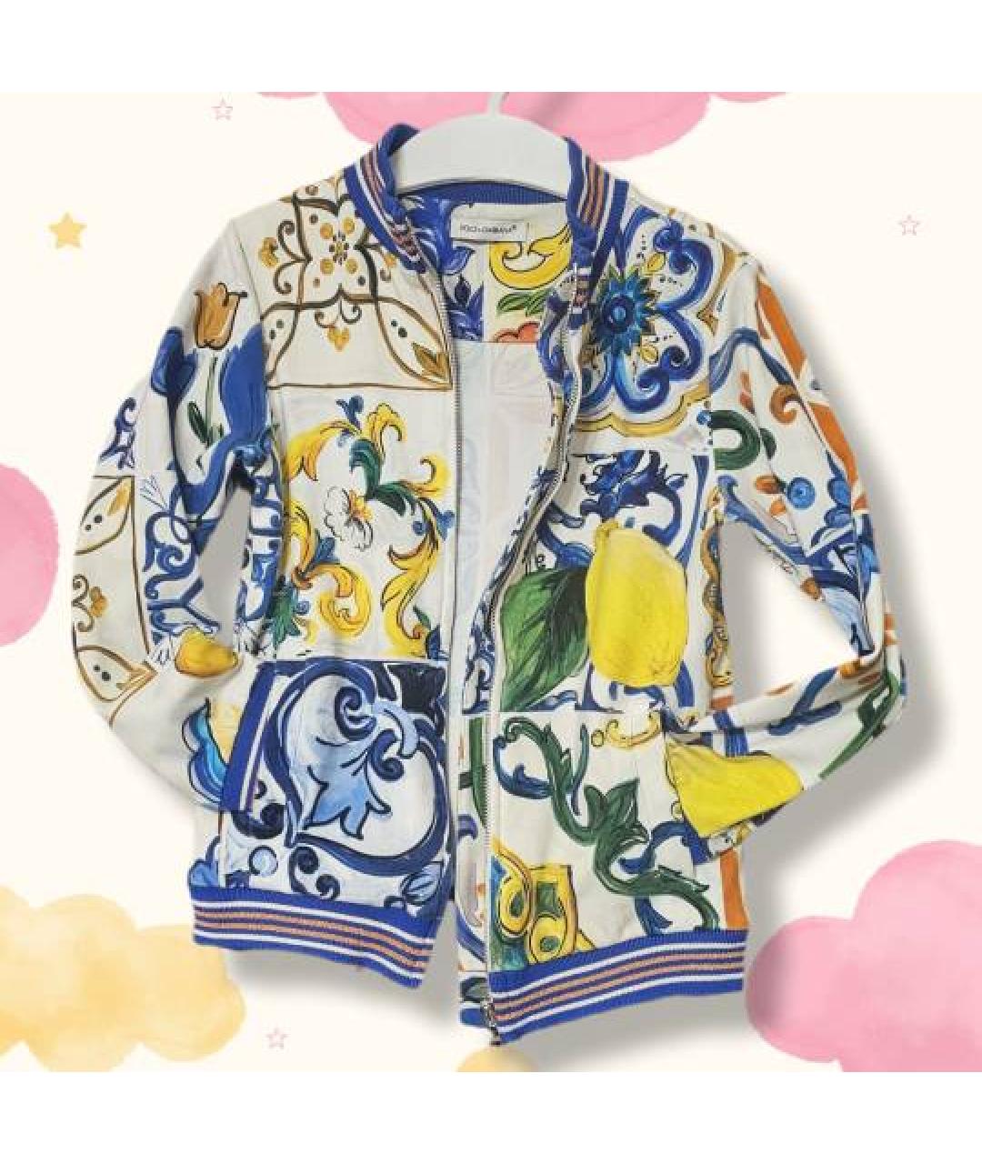 DOLCE & GABBANA KIDS Мульти хлопковый жакет / жилет, фото 5