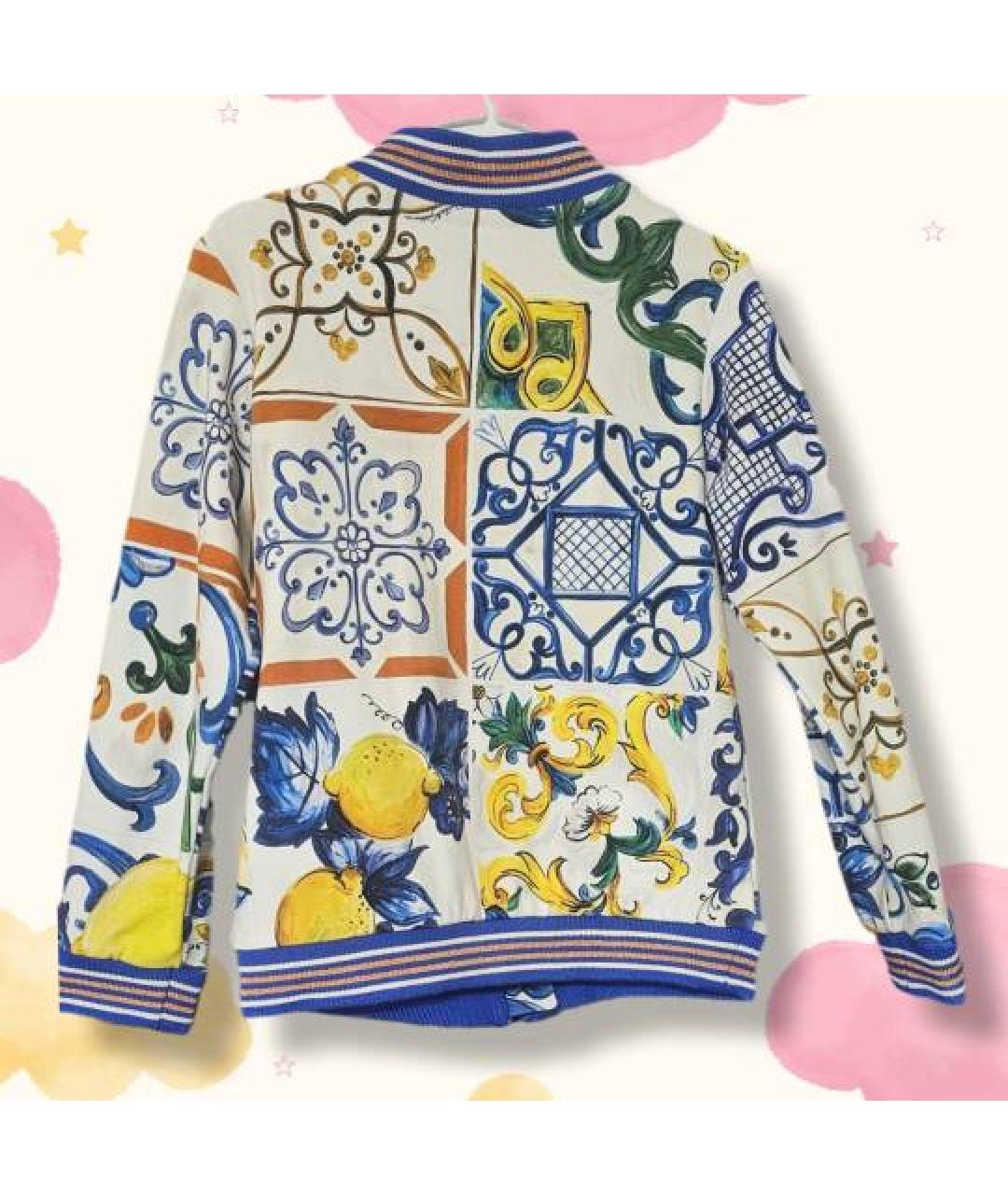 DOLCE & GABBANA KIDS Мульти хлопковый жакет / жилет, фото 2