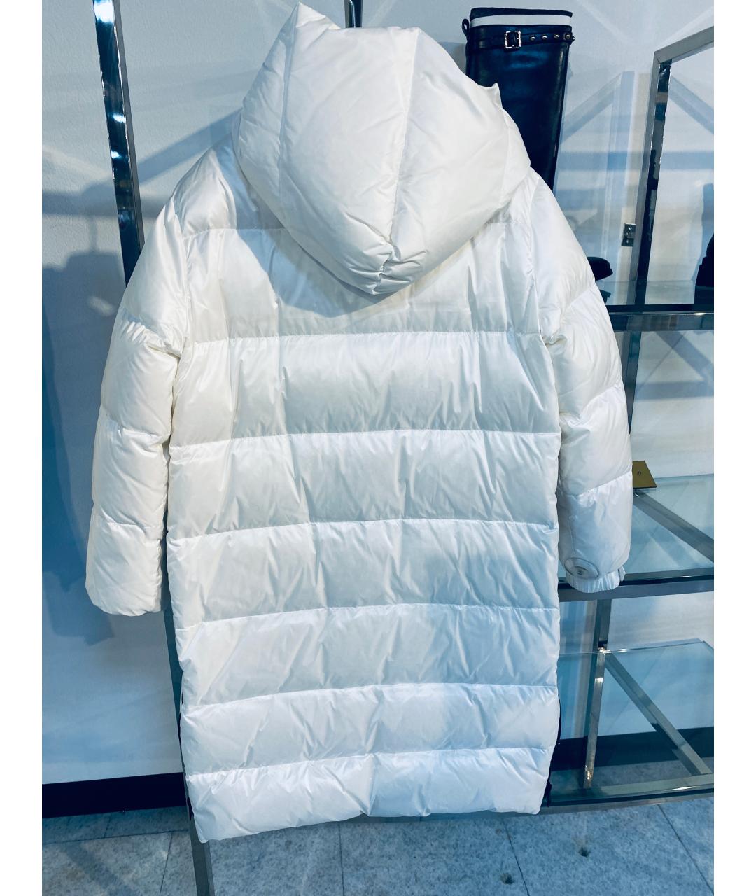ERMANNO FIRENZE Белый вискозный пуховик, фото 2