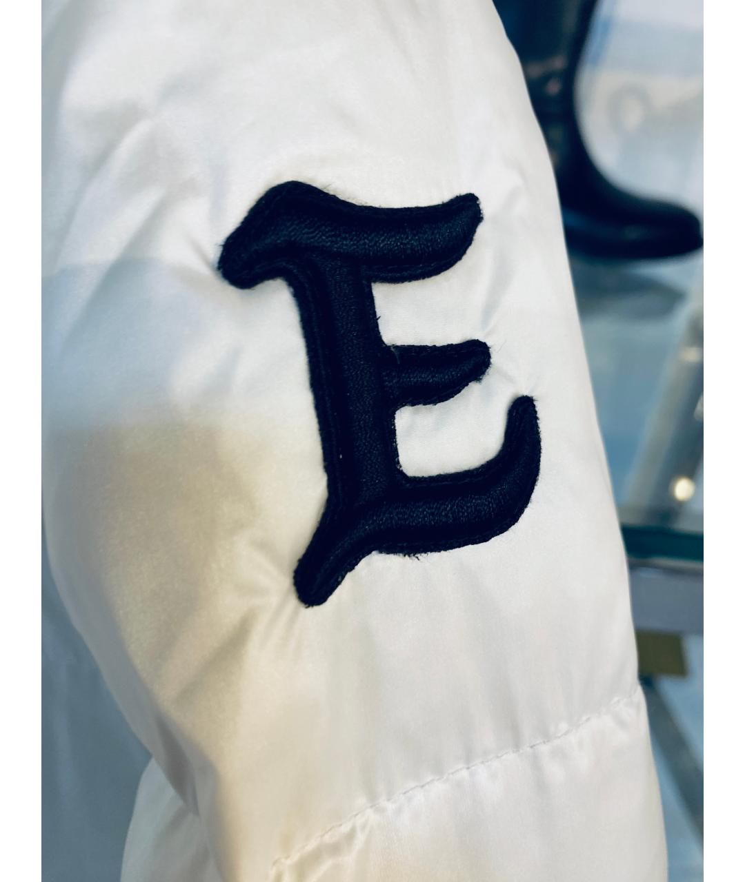 ERMANNO FIRENZE Белый вискозный пуховик, фото 3