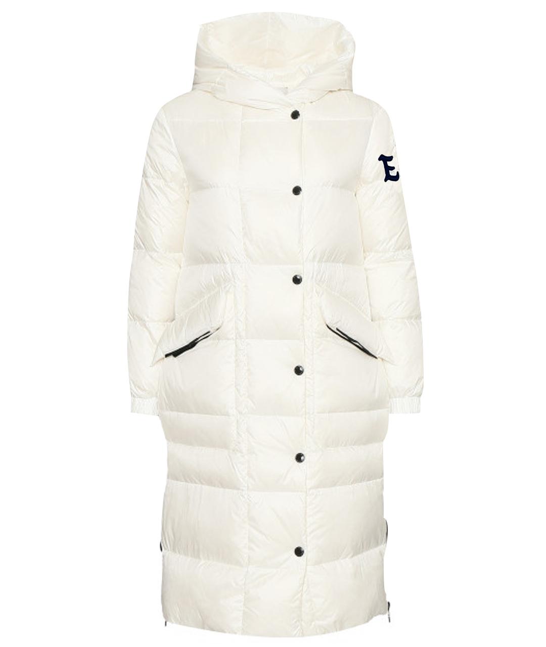 ERMANNO FIRENZE Белый вискозный пуховик, фото 1