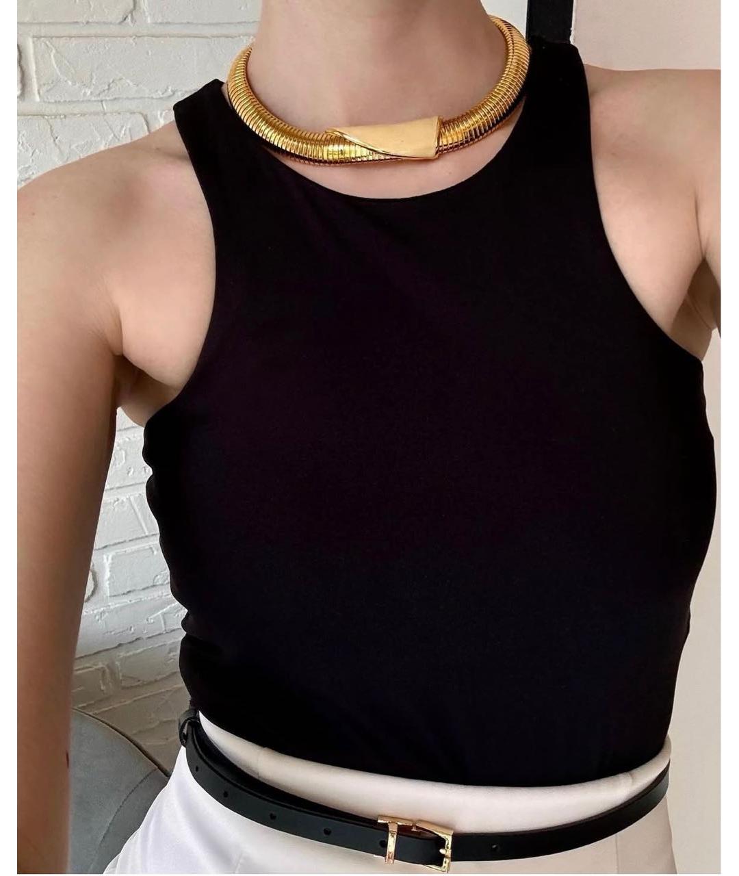 MONET Золотое позолоченное колье, фото 4