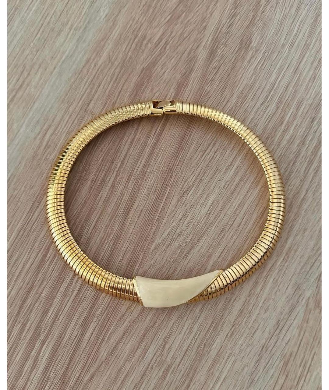 MONET Золотое позолоченное колье, фото 5