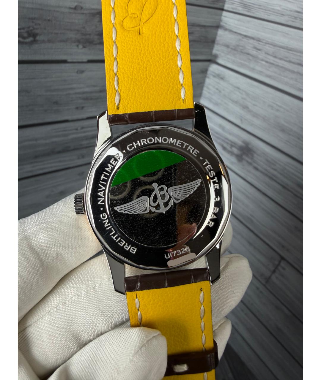 BREITLING Белые часы из розового золота, фото 8