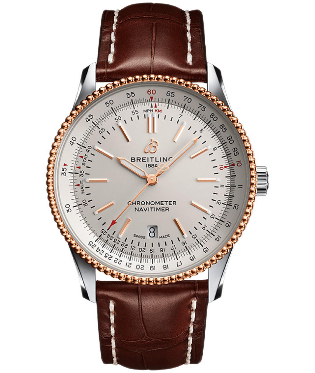 BREITLING Белые часы из розового золота, фото 1