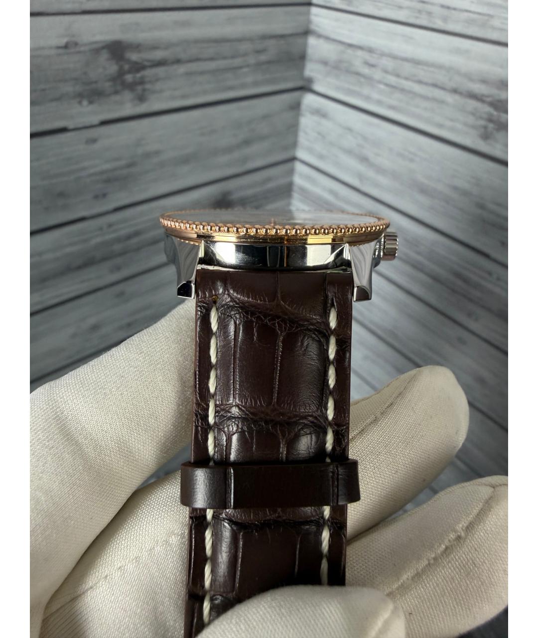 BREITLING Белые часы из розового золота, фото 6