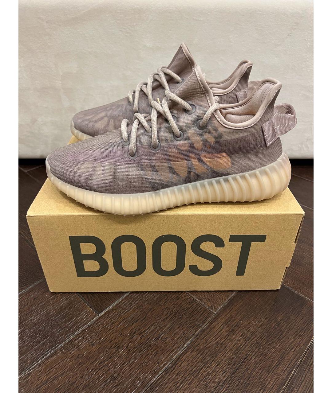 ADIDAS YEEZY Фиолетовые синтетические низкие кроссовки / кеды, фото 2