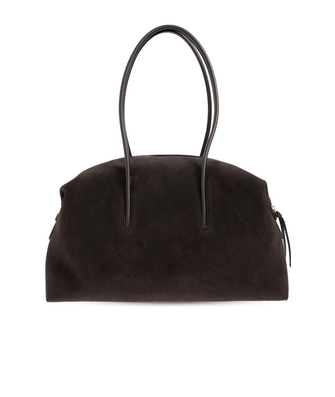 DEMELLIER Коричневая замшевая сумка с короткими ручками, фото 7