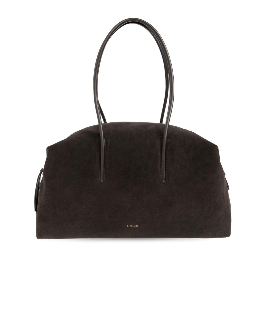 DEMELLIER Коричневая замшевая сумка с короткими ручками, фото 8