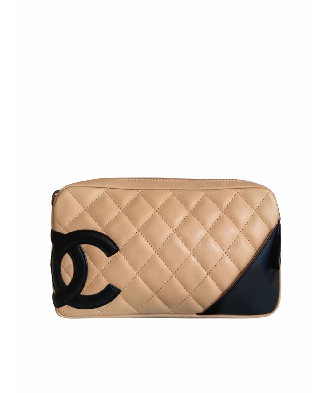 CHANEL Черная кожаная сумка с короткими ручками, фото 1