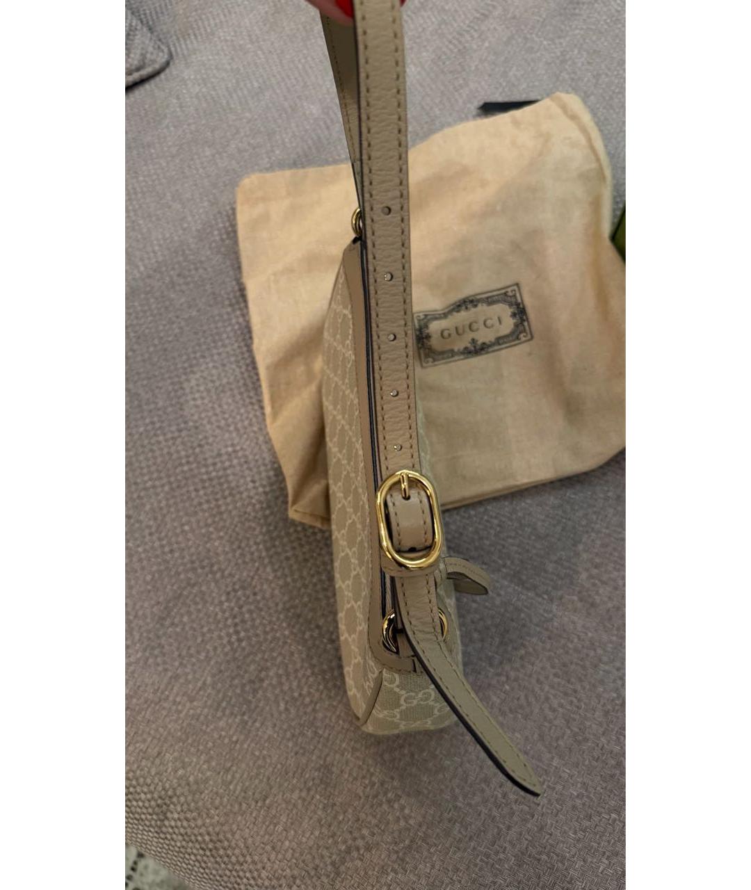GUCCI Бежевая сумка через плечо, фото 8