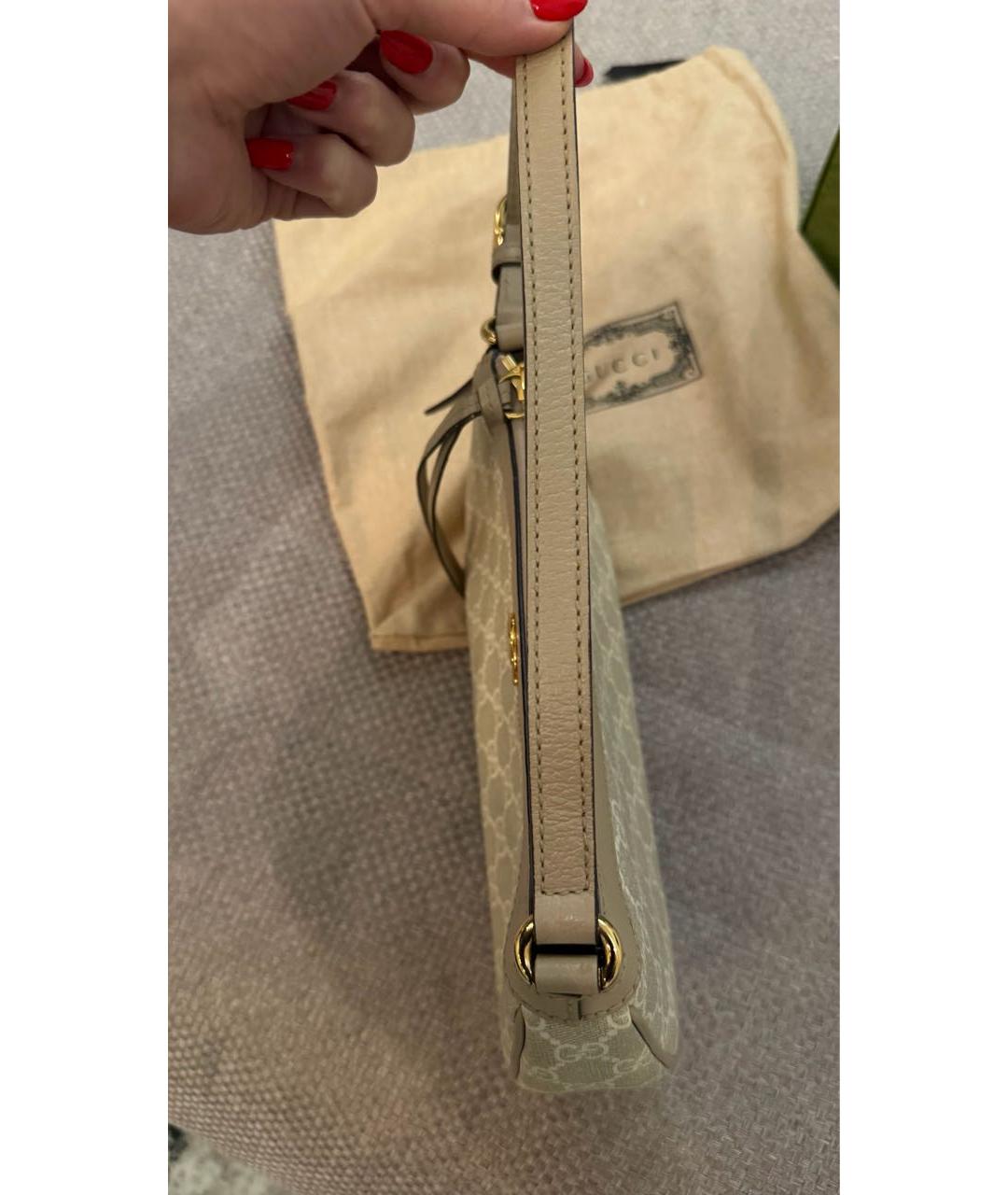 GUCCI Бежевая сумка через плечо, фото 7