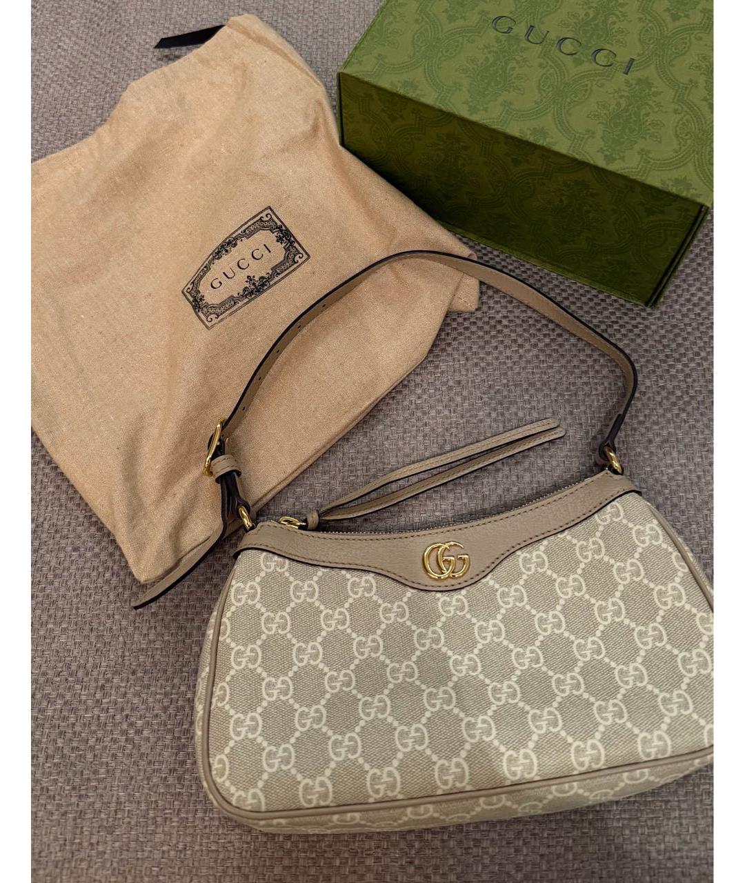 GUCCI Бежевая сумка через плечо, фото 9