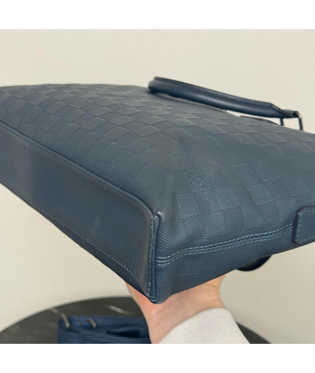 LOUIS VUITTON Кожаный портфель, фото 4