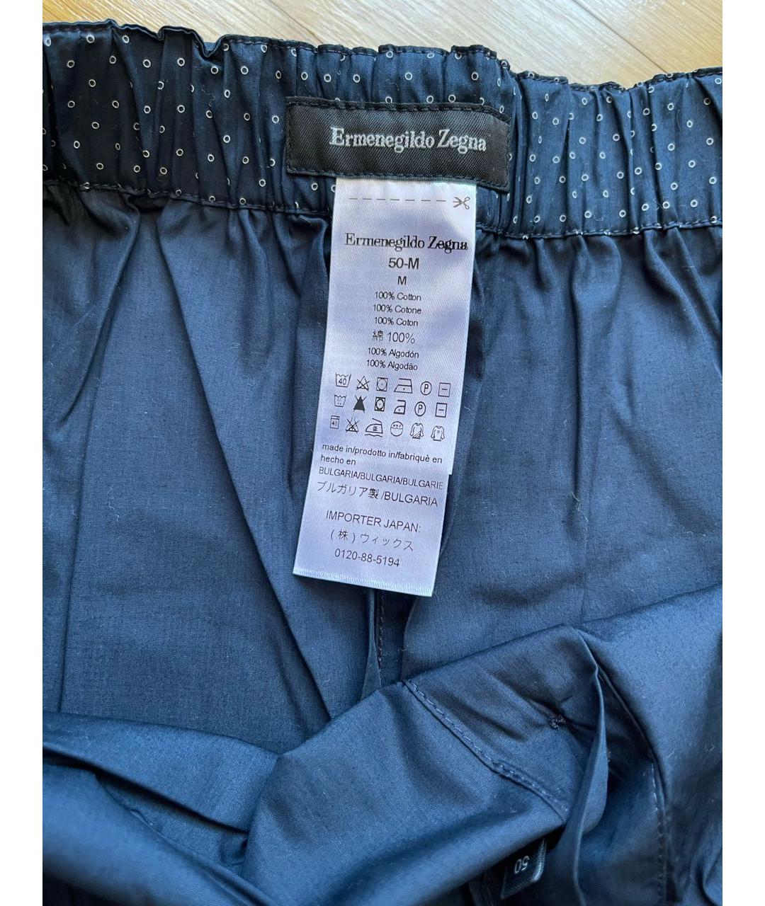 ERMENEGILDO ZEGNA XXX Темно-синяя пижама, фото 7