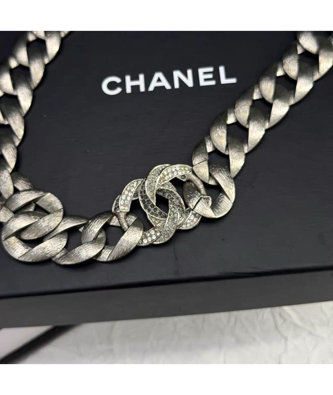 CHANEL Серебрянный чокер, фото 3