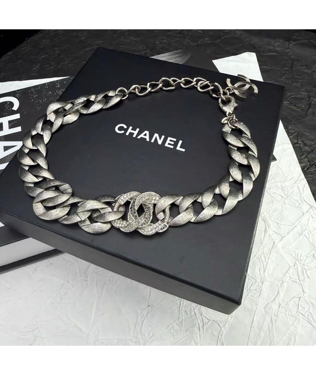 CHANEL Серебрянный чокер, фото 7