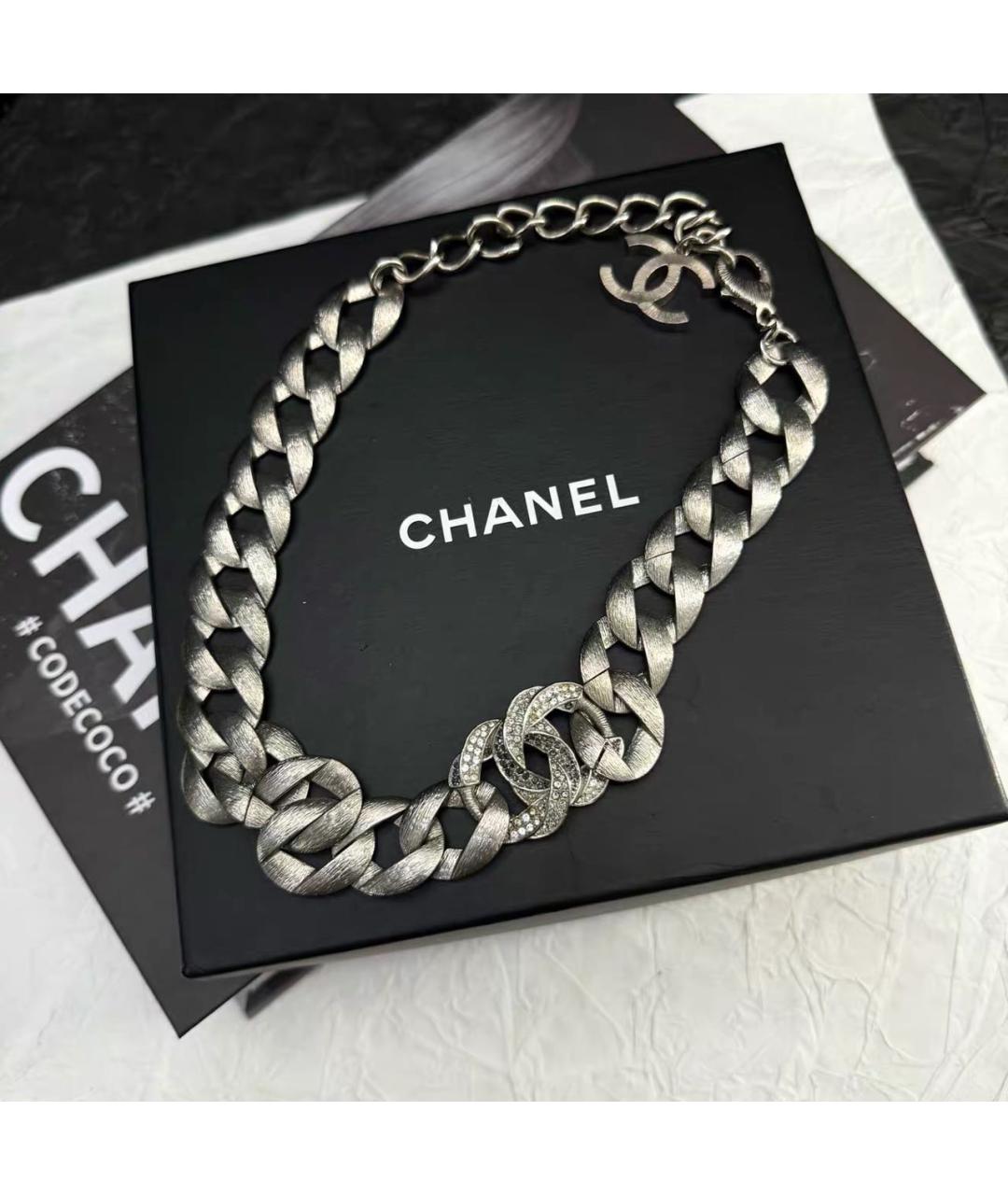 CHANEL Серебрянный чокер, фото 2