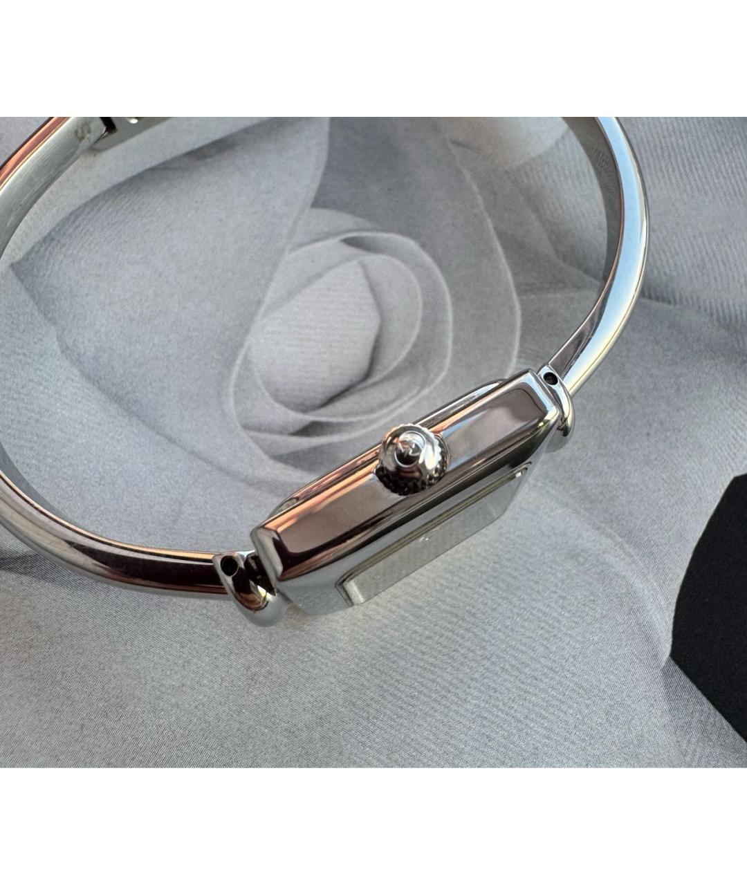 GUCCI Серебряные стальные часы, фото 4