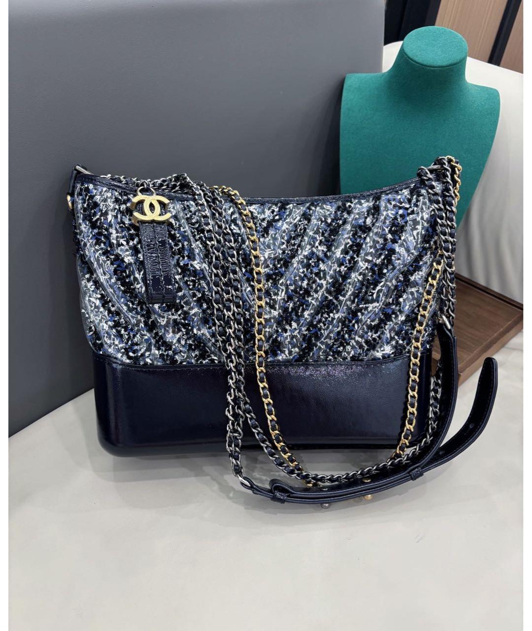 CHANEL Темно-синяя сумка через плечо, фото 9