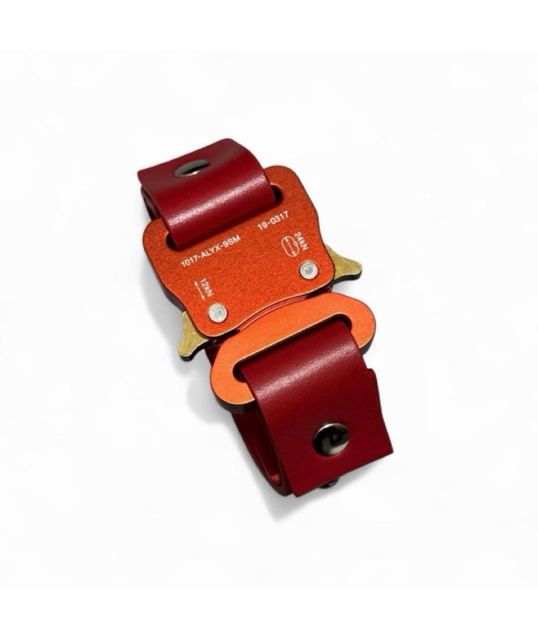 1017 ALYX 9SM Красный кожаный браслет, фото 6