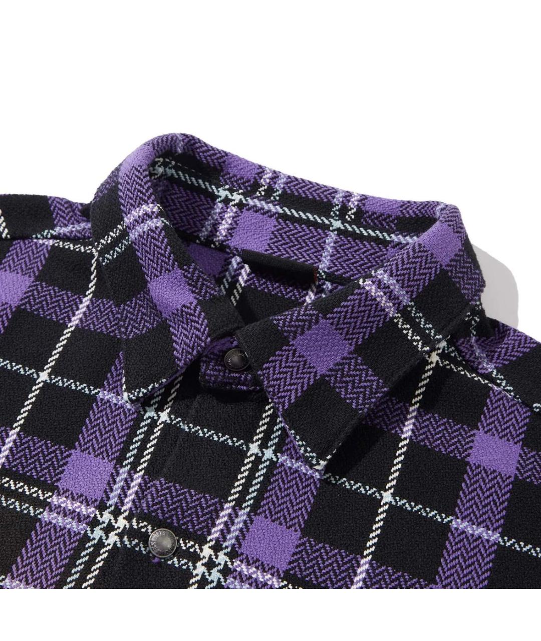 Pleasures Фиолетовая хлопковая куртка, фото 3