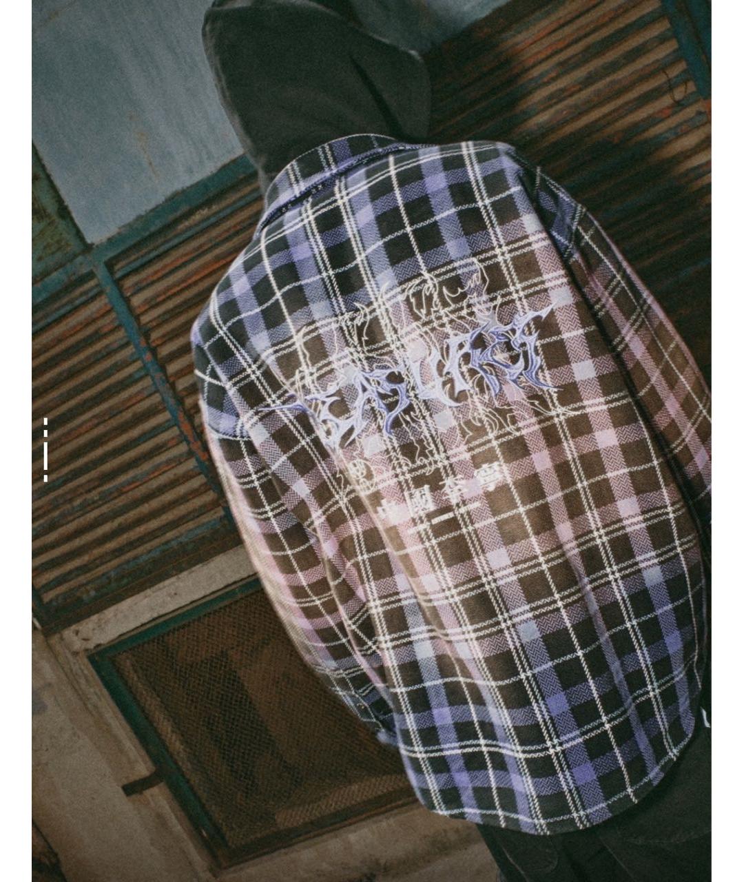 Pleasures Фиолетовая хлопковая куртка, фото 6