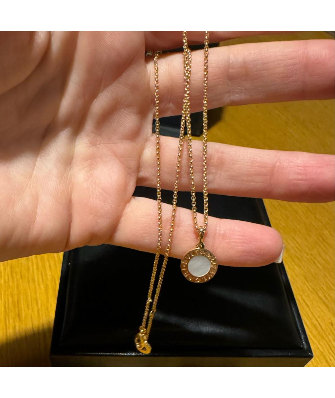 BVLGARI Золотая подвеска из розового золота, фото 5