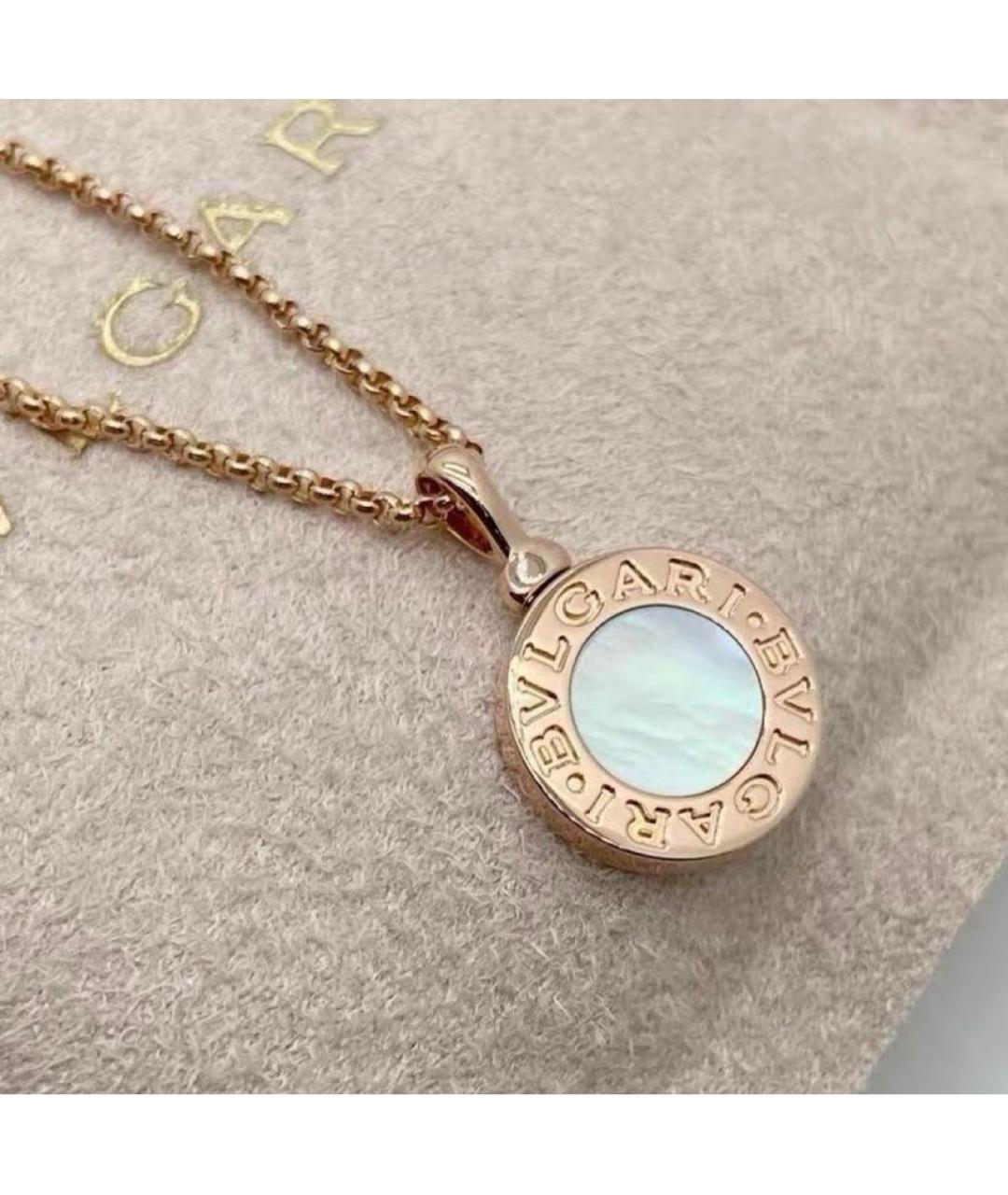 BVLGARI Золотая подвеска из розового золота, фото 6