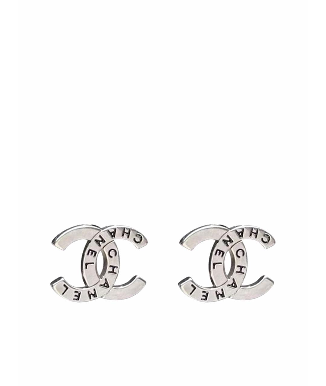 CHANEL Серебряные клипсы, фото 1