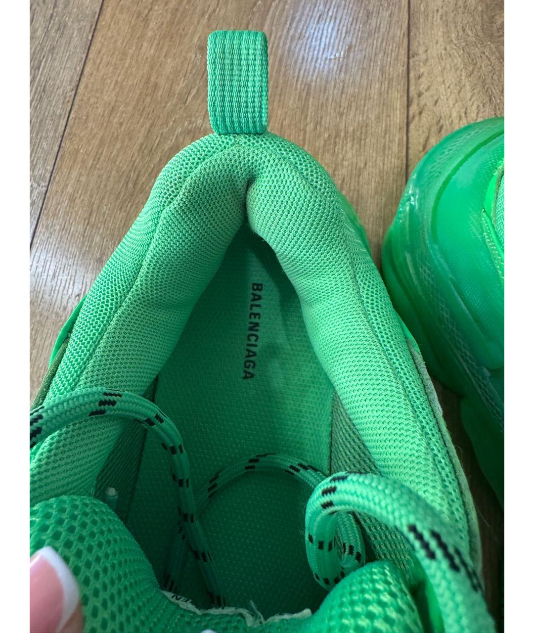 BALENCIAGA Зеленые синтетические кроссовки, фото 7