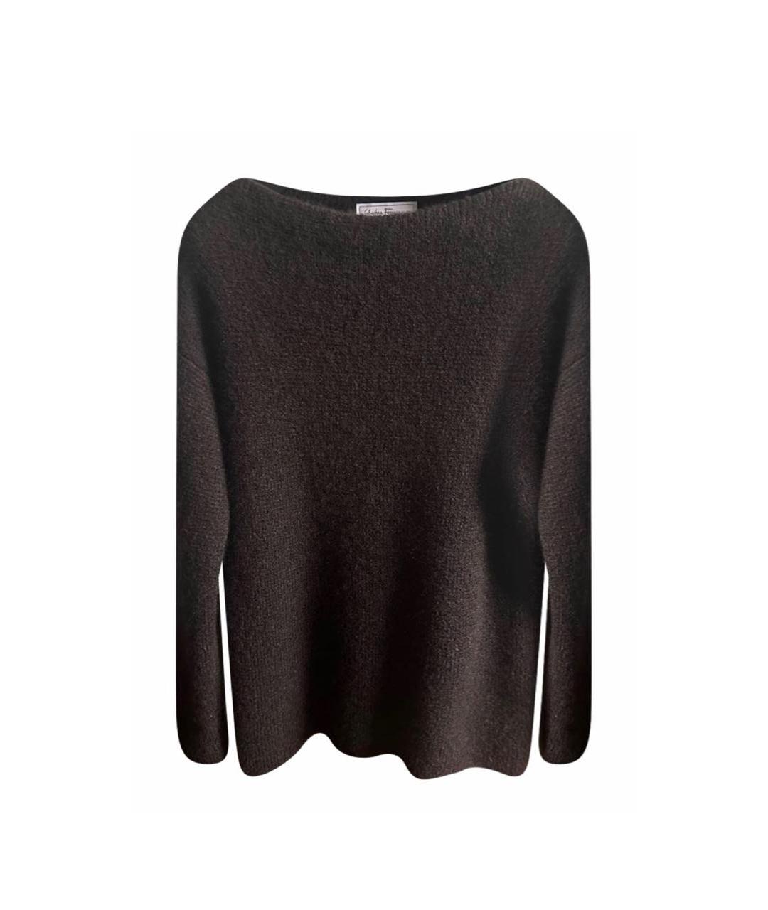 FERRAGAMO Черный джемпер / свитер, фото 5