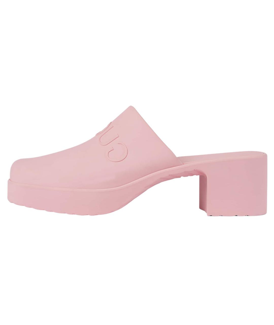 GUCCI Розовые мюли, фото 6