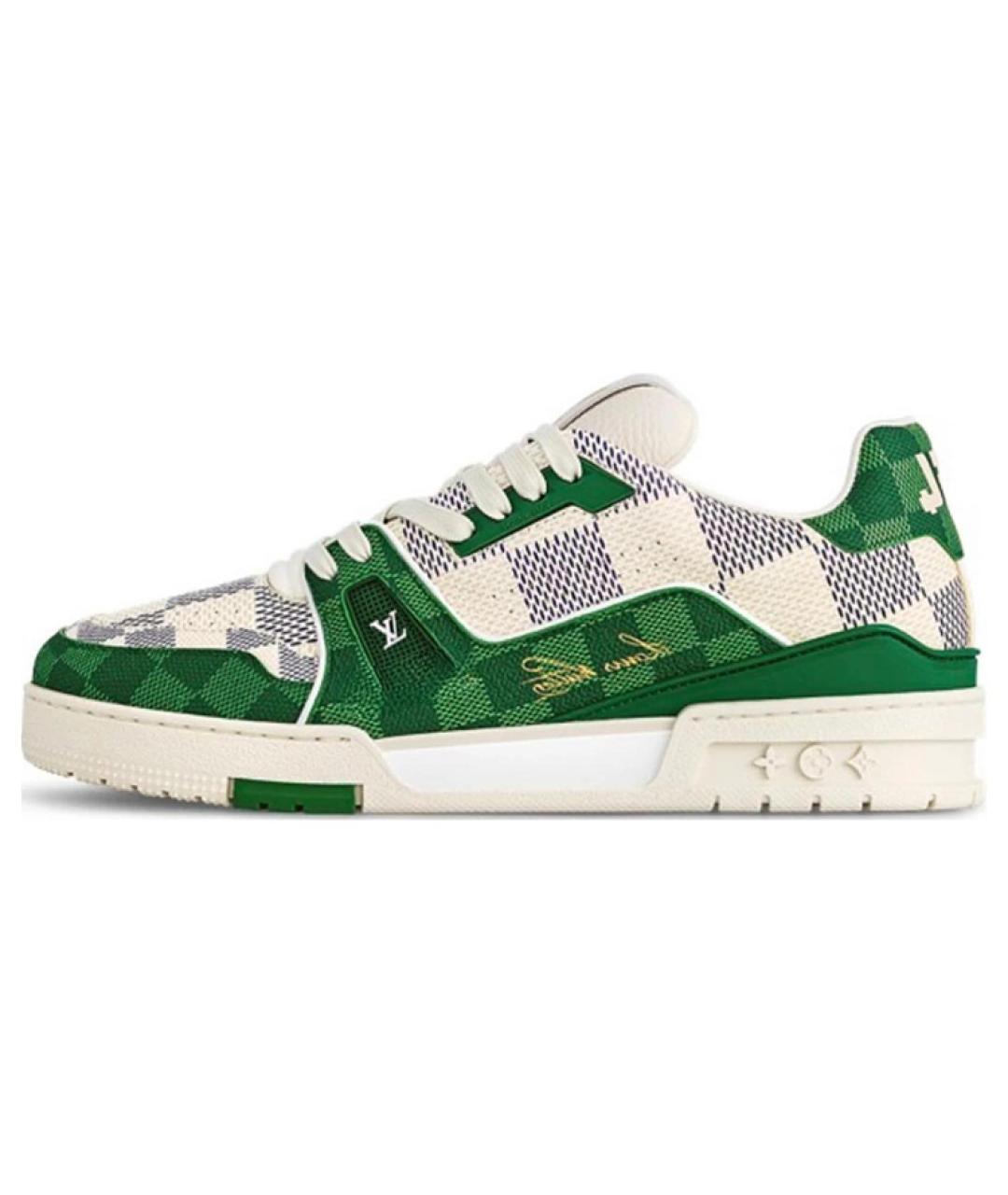 LOUIS VUITTON Белые кроссовки, фото 6