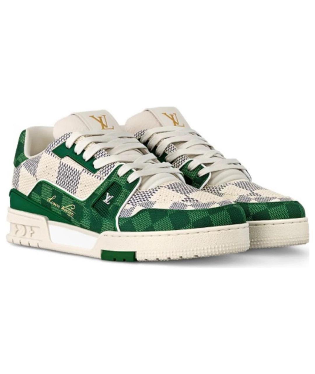 LOUIS VUITTON Белые кроссовки, фото 2