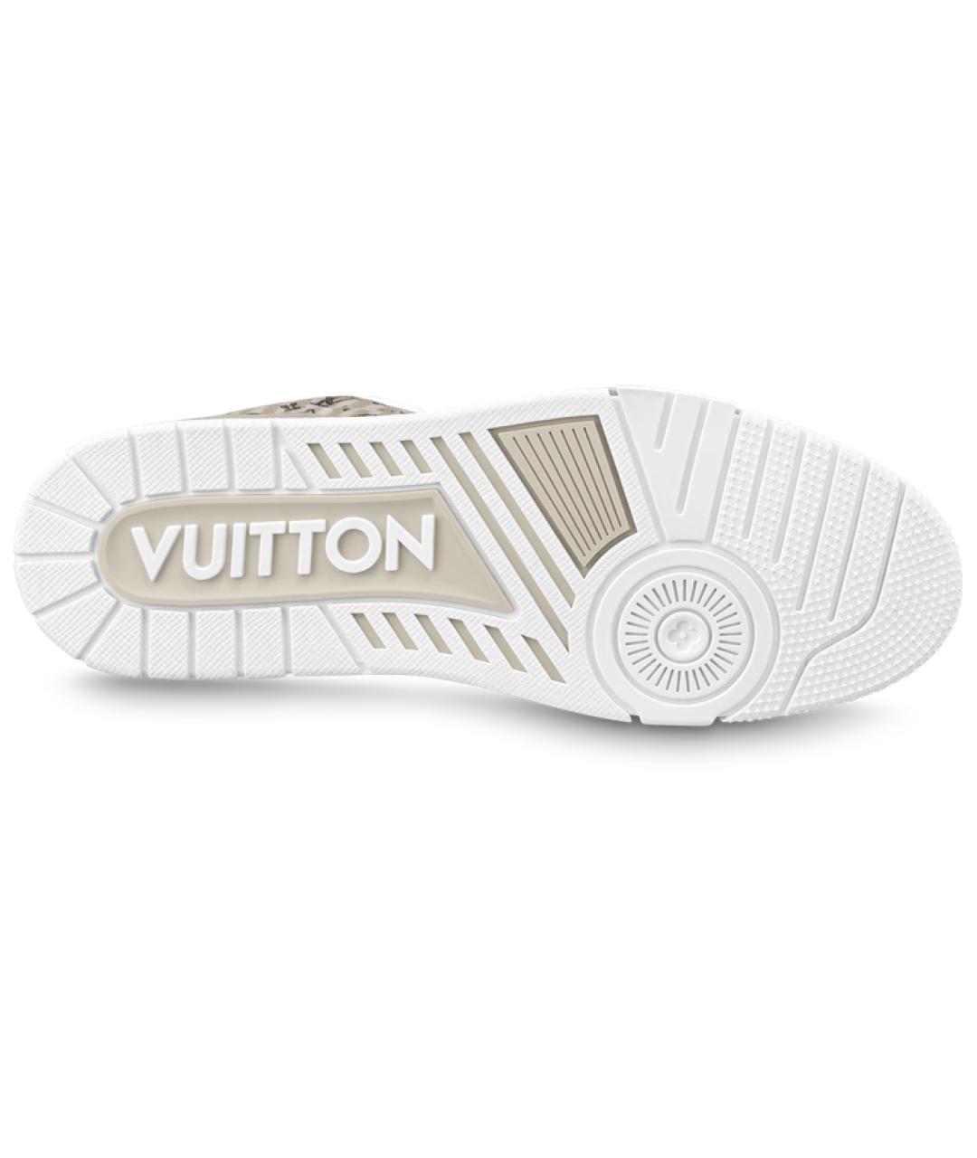 LOUIS VUITTON Бежевые кроссовки, фото 5