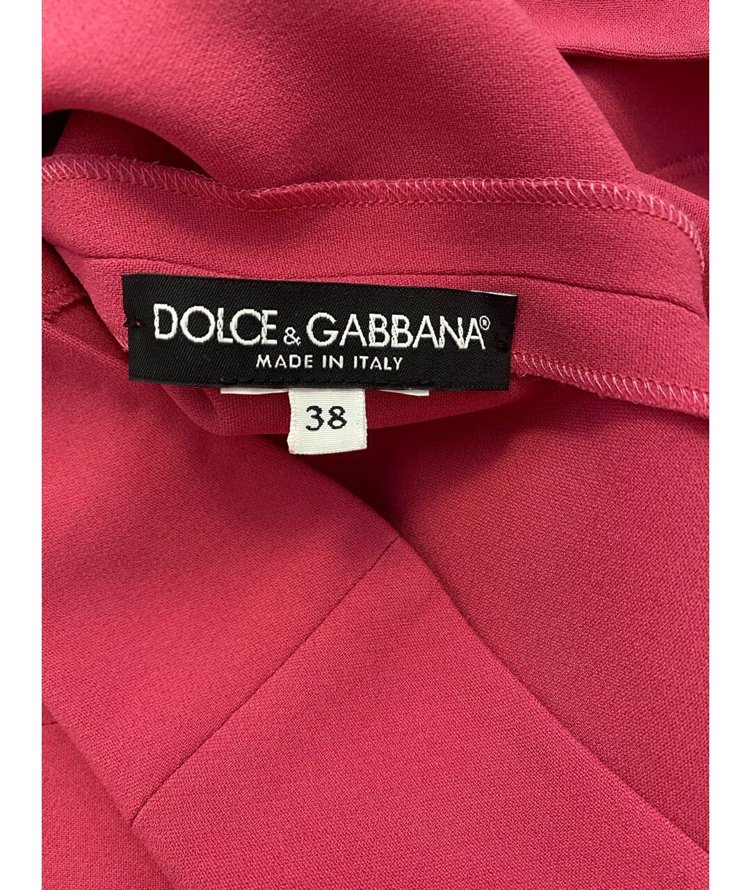 DOLCE&GABBANA Розовая креповая рубашка, фото 3