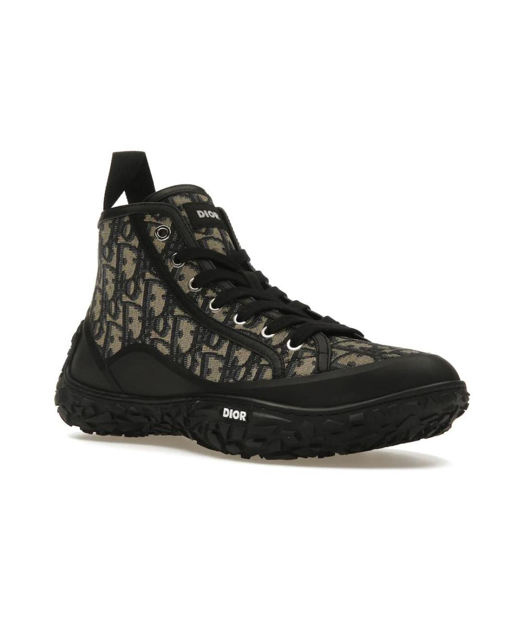 CHRISTIAN DIOR Черные низкие кроссовки / кеды, фото 3