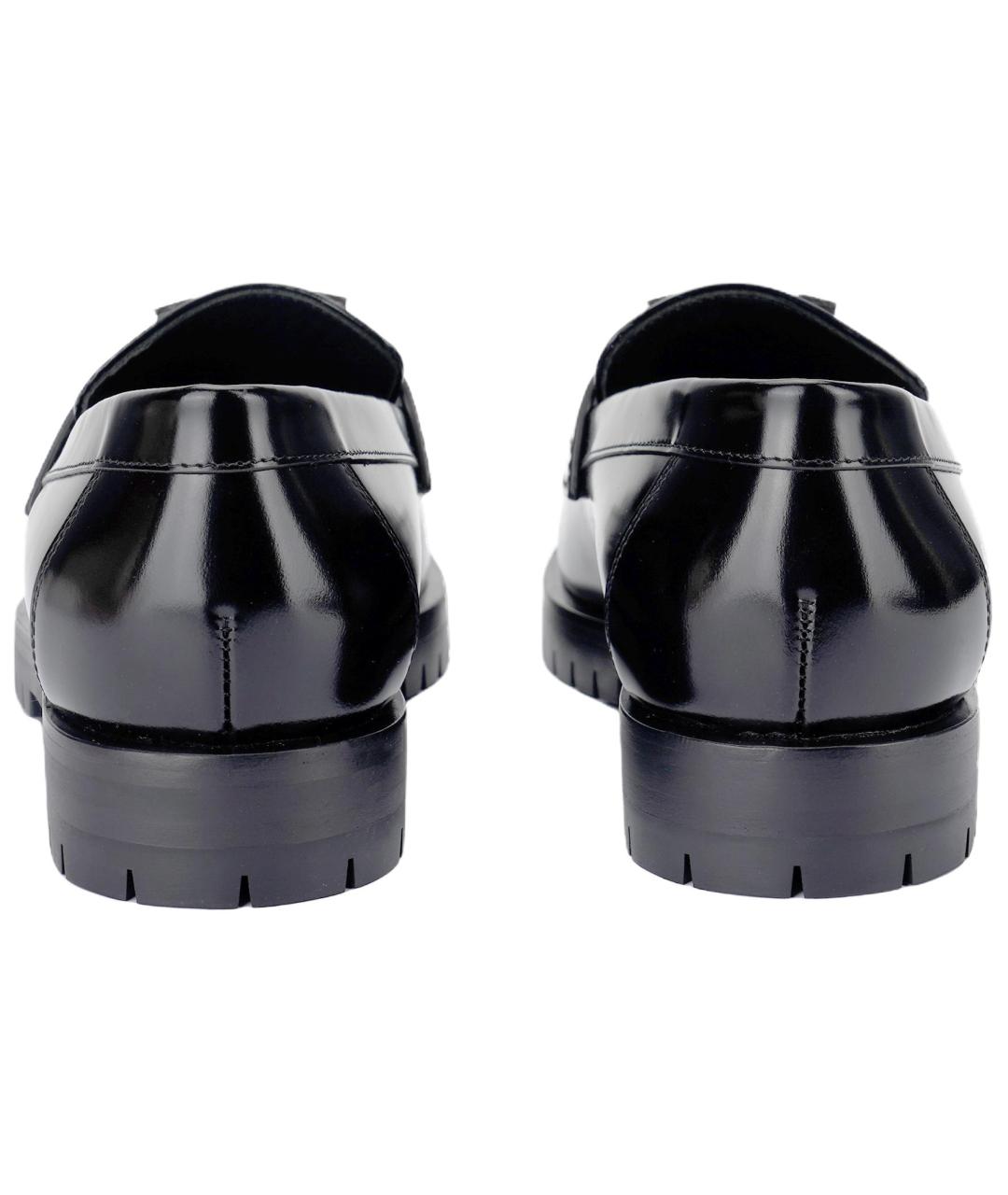 HERMES Черные лоферы, фото 4