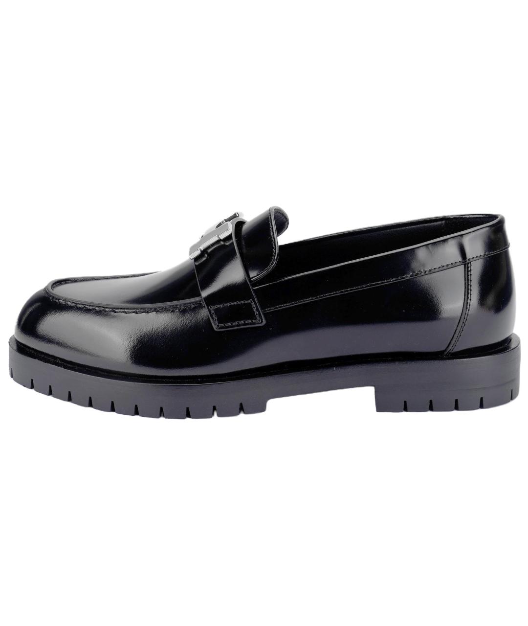 HERMES Черные лоферы, фото 2