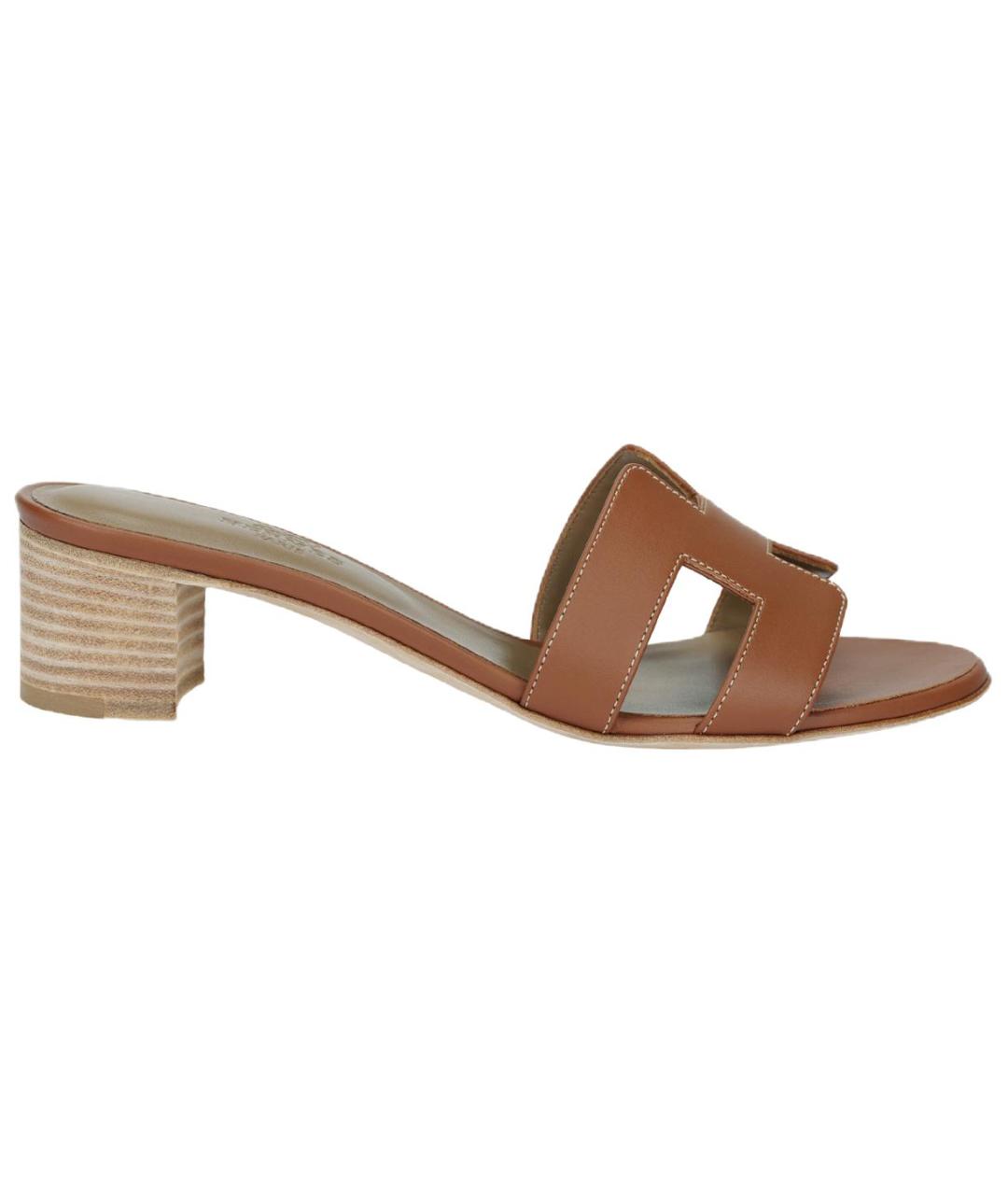 HERMES Кожаные сандалии, фото 1