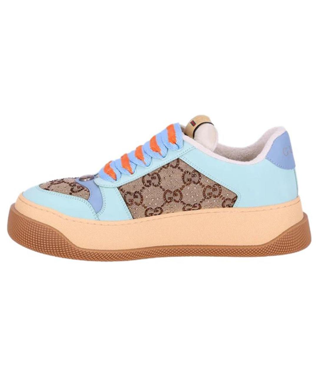 GUCCI Мульти кожаные кроссовки, фото 2