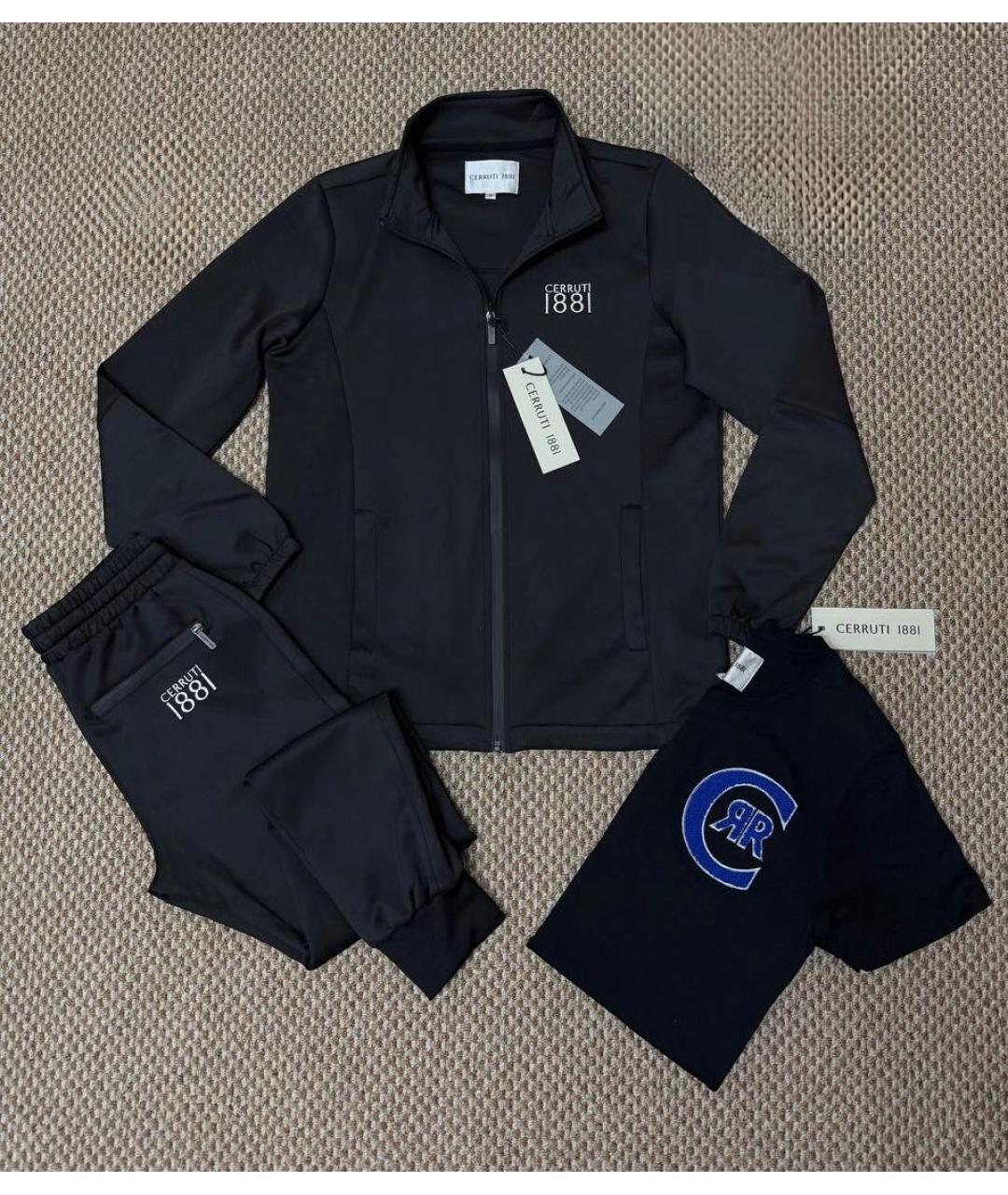 CERRUTI 1881 Черный спортивные костюмы, фото 3