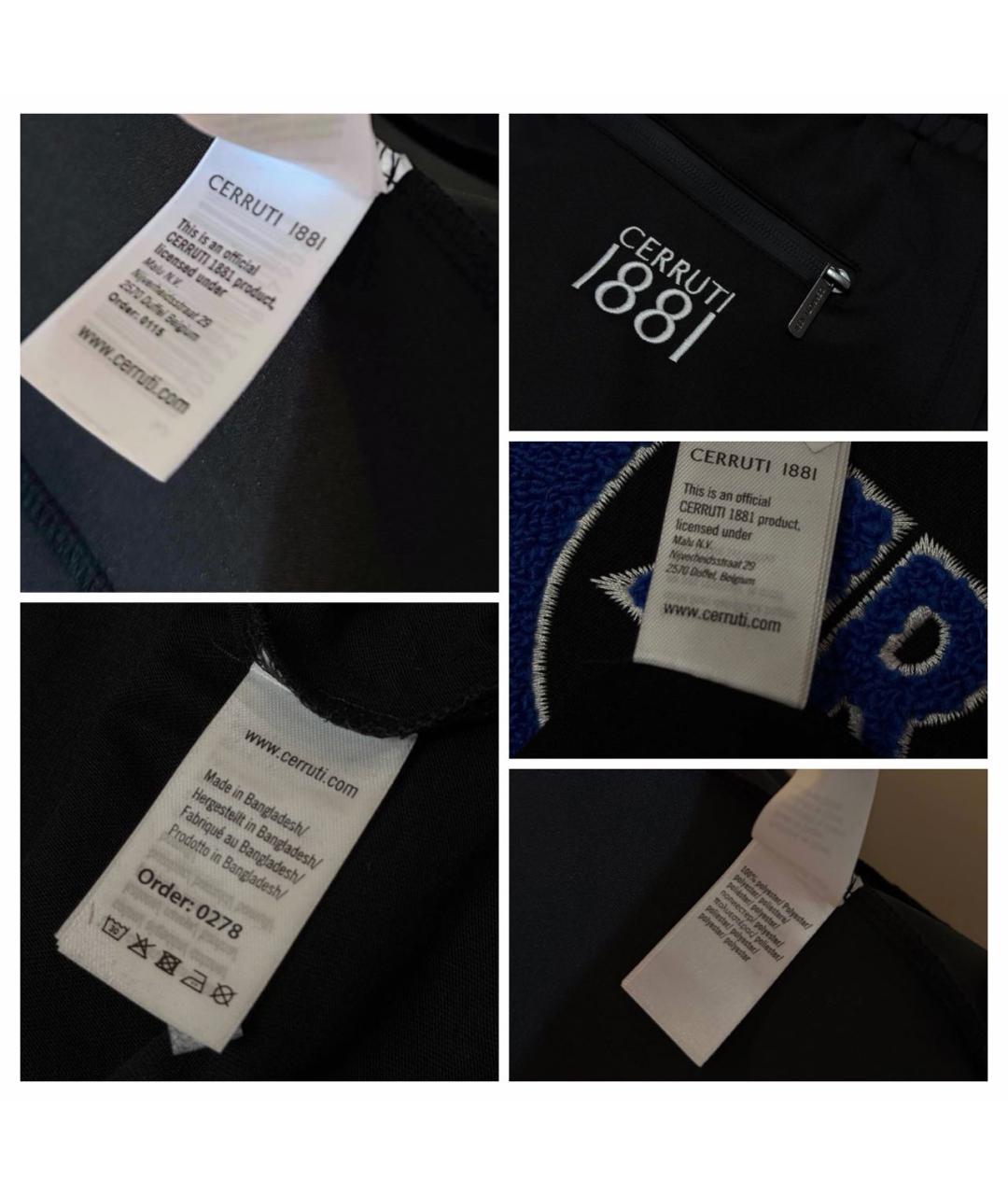 CERRUTI 1881 Черный спортивные костюмы, фото 8