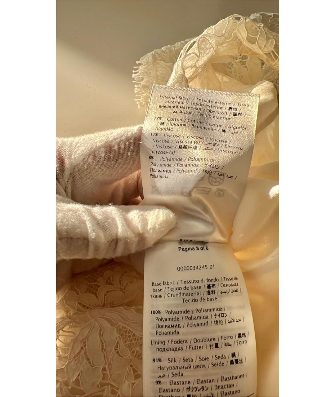 VALENTINO Хлопковое платье, фото 5