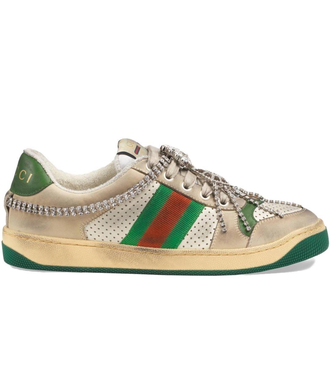 GUCCI Мульти кожаные кроссовки, фото 1