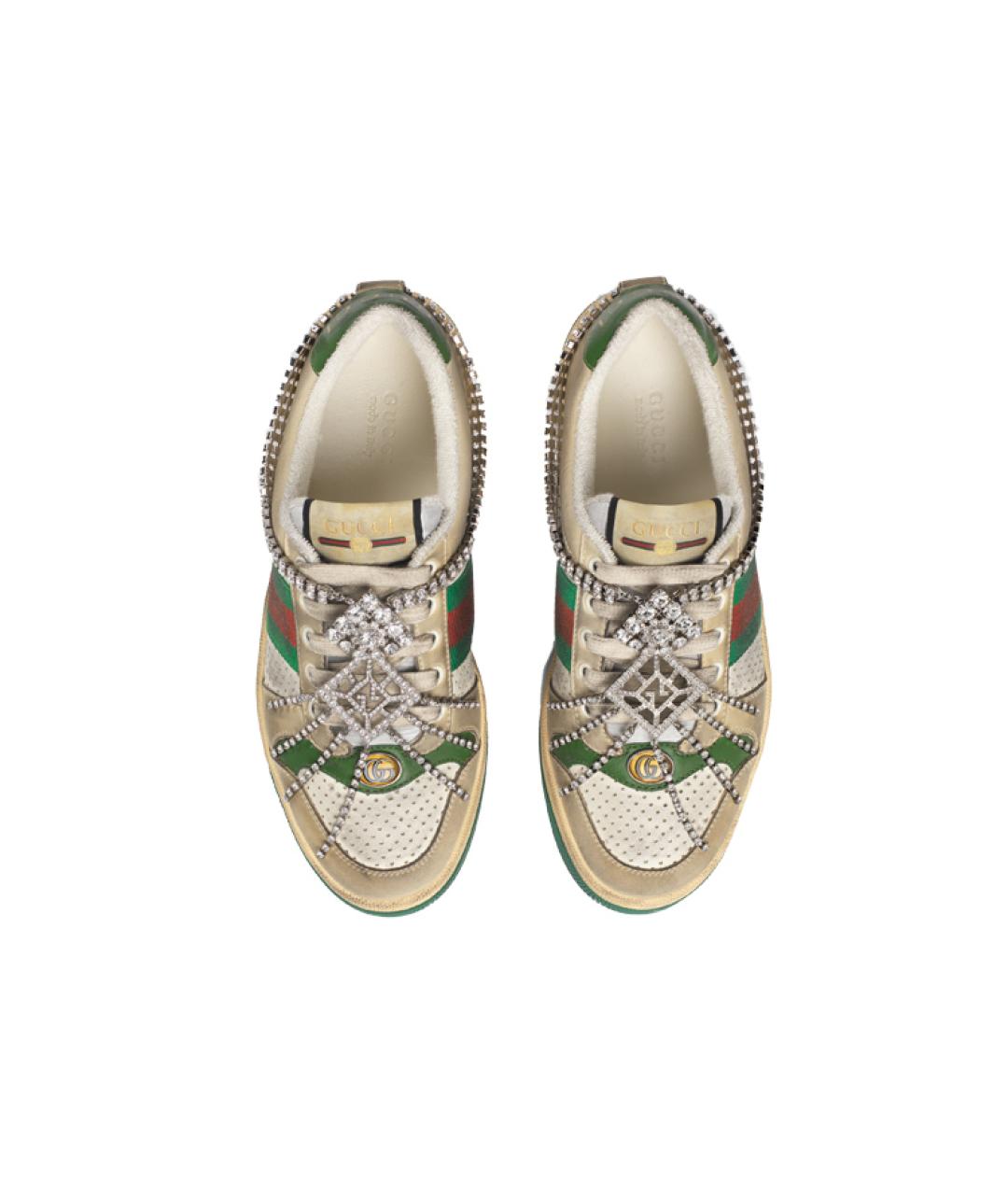 GUCCI Мульти кожаные кроссовки, фото 3