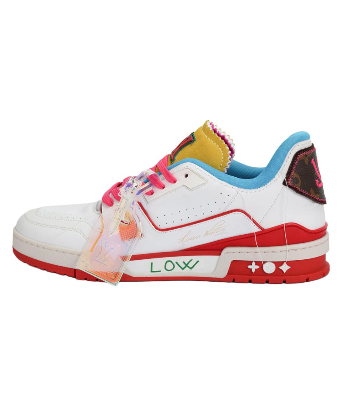 LOUIS VUITTON Кожаные низкие кроссовки / кеды, фото 2