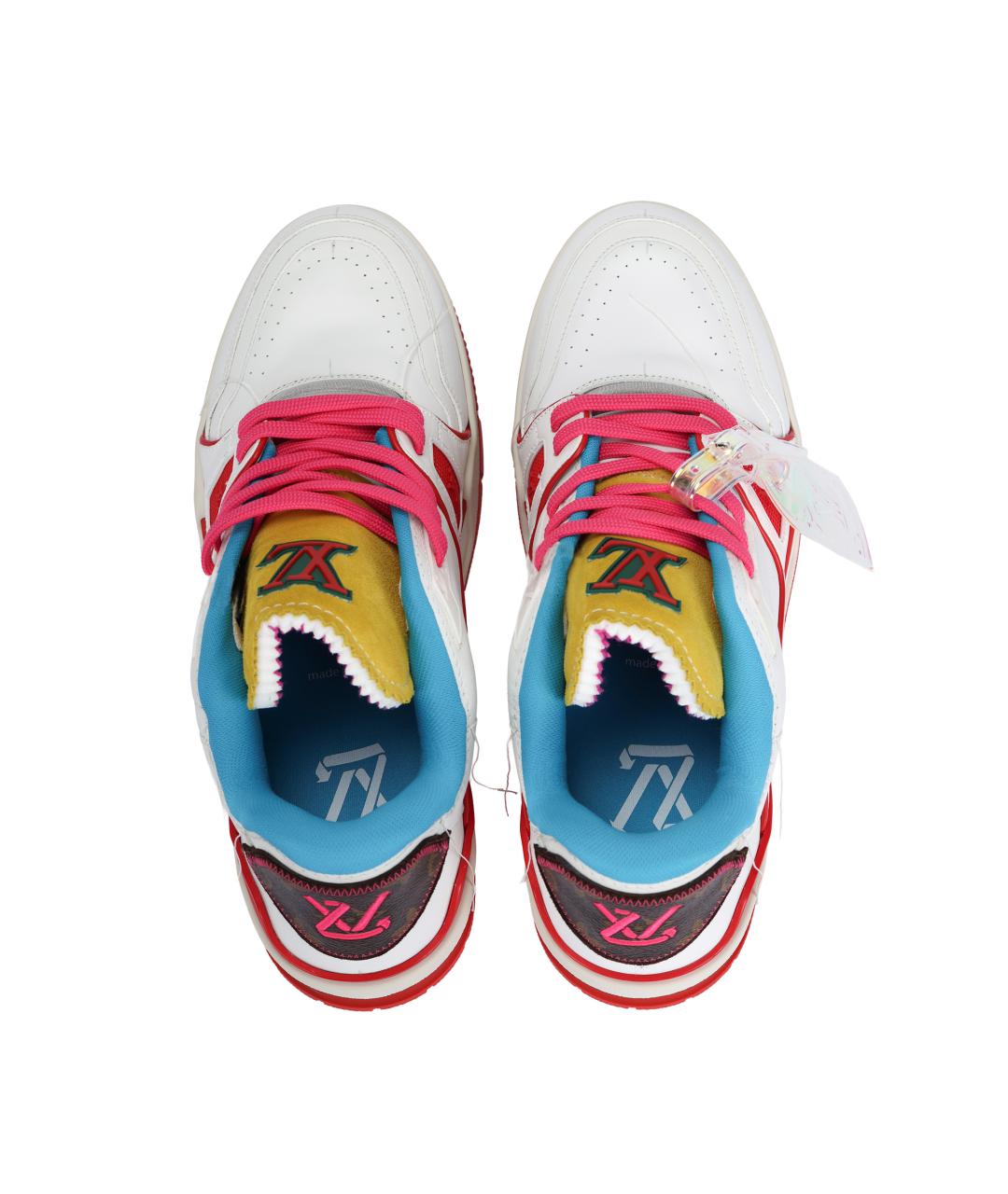 LOUIS VUITTON Кожаные низкие кроссовки / кеды, фото 4