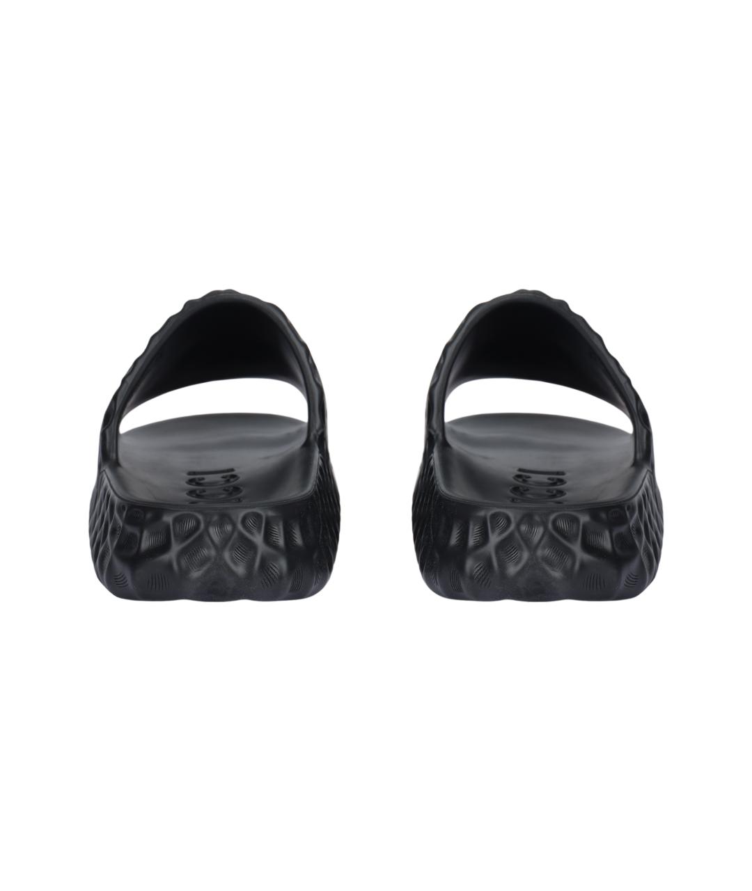 GUCCI Черные шлепанцы, фото 4